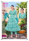 Zeenat Vol 12 By Kavya Capsule Foil Printed Readymade Suits Wholesale Shop In Surat
